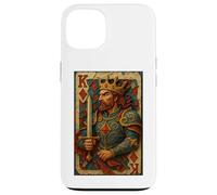 King of Diamonds Warrior Medieval Fantasy Card Lucky Poker Case for iPhone 13