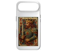 King of Diamonds Warrior Medieval Fantasy Card Lucky Poker Case for iPhone Air