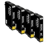 KING OF FLASH 502XL Ink Cartridges Replacement for 502 XL Ink for Use with Expression Home XP5105 XP-5105 XP5100 XP-5100, Epson Workforce WF-2860DWF WF-2860 WF2860 WF-2865DWF WF-2865