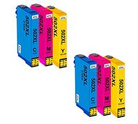 KING OF FLASH 502XL Ink Cartridges Replacement for Epson 502 XL Ink for Use with Expression Home XP5105 XP-5105 XP5100 XP-5100, Epson Workforce WF-2860DWF WF-2860 WF2860 WF-2865DWF WF-2865