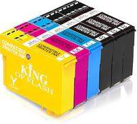KING OF FLASH 603XL Ink Cartridges Multipack - 603XL Ink Replacement for Epson Expression Home XP-3100 XP-4100 XP-2100 XP-2105 XP-3105 XP-4150 (2 Black & 1 Set)