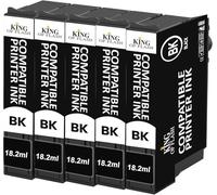 KING OF FLASH 604XL Black Ink Cartridges Replacement for Epson 604XL for Expression Home XP-2200 XP-2205 XP-3200 XP-3205 XP-4200 XP-4205, Workforce WF-2910 WF-2930 WF-2935 WF-2950 DWF