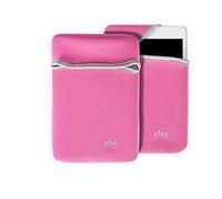 King of Flash 7" 7.9" Baby Pink Slim Soft Neoprene Sleeve for Android Tablets PC Pad Mini & other Devices Full Protection Reversible Padded Cover Case
