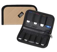 King of Flash 9 x USB Flash Drives Carrying Case With Premium Quality Padded Protection for Flash/Key Drives - Khaki