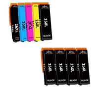 KING OF FLASH Replacement for Epson 26 26XL Ink Cartridges for Epson Expression Premium XP-620 XP-520 XP-610 XP-605 XP-510 XP-800 XP-600 XP-615 XP-700 XP-710 XP-720 XP-810 XP-820 XP-625