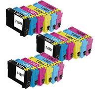 KING OF FLASH Replacement for T0807 Ink Cartridges Compatible for Epson Stylus Photo P50 PX650 PX660 PX700W PX710W PX720WD PX730WD PX820FWD PX830FWD R265 R285 R360 RX560 RX585 RX685 (3 sets of 6)