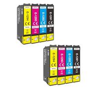 KING OF FLASH T1295 Ink Cartridges, 2 Full Sets | Replacement for Epson T1291 T1292 T1293 T1294, Compatible for Epson SX435W SX235W WF-3520 WF-3540 SX425W SW445W
