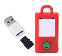 King of Flash USB 3.0 Micro SD/Micro SDHC/Micro SDXC High Speed Super Fast Memory Card Reader/Writer with Silicone Case for Protection & Attaching on Keyring