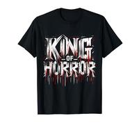 King Of Horror - Men Dad Horror Movie Lover Tee - Halloween T-Shirt