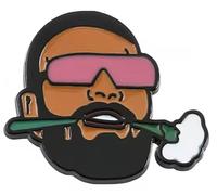 King of Latin Trap Bunny Singer Puerto Rican Rapper Third Eye Music Musical Artist 1.1" Enamel Pin Badge