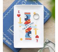 King Of My Heart Catch-All Dish - Jewelry & Key Storage Gift