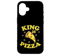 King of Pizza Fast Food Stone Oven Cheese Case for iPhone 16