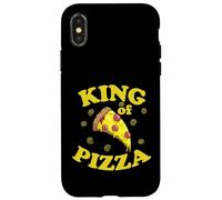 King of Pizza Fast Food Stone Oven Cheese Case for iPhone X/XS