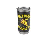 King of Pizza Fast Food Stone Oven Cheese Stainless Steel Insulated Tumbler