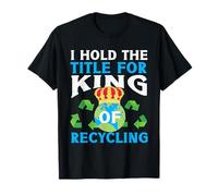 King Of Recycling Design For Men T-Shirt