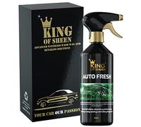 King of Sheen Auto Fresh, Car Air Freshener and Car Odour Eliminator, Powerful Odour Absorbing Technology Leaving a Long Lasting Refreshing Fragrance, 500ml