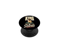 King of Snorts - Funny Pug Dad PopSockets Adhesive PopGrip
