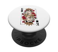 King of Spades | Modern Royalty Royal Flush Group Costume PopSockets Adhesive PopGrip