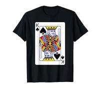 King Of Spades Playing Card Group Costume Poker Player T-Shirt