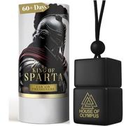 King of Sparta Car Air Freshener and Diffuser Only Natural Essential Oils Premium Car Air Freshener by House of Olympus - Made in USA