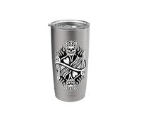 King of Swords Blackwork Stainless Steel Insulated Tumbler