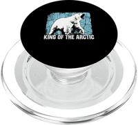 King of the Arctic Roaring Polar Bear Wildlife Design PopSockets PopGrip for MagSafe