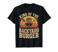 King of The Backyard Burger Grilling T-Shirt