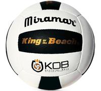 KING OF THE BEACH® | Miramar® KOTB PRO-VL Professional Beach Volleyball - Hand Stitched Synthetic Leather Official Tournament Ball