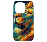 King of the Big Cats Post-Impressionism Case for iPhone 15 Pro