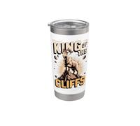 King of the Cliffs Mountain Goat Stainless Steel Insulated Tumbler