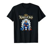 King of The Clogs Plumber Pipe Pun Crown Graphic T-Shirt