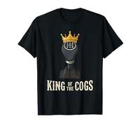 King of The Cogs Manual Transmission Gear Shifter T-Shirt