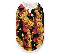 King Of The Corn Cute Printed Dog Shirt Clothes Lightweight Sleeveless Pet Tank Top for Small Medium Large Pets