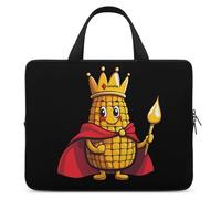 King Of The Corn Funny Laptop Sleeve Case with Carry Handle Waterproof Protective Computer Cover 10-17 Inch
