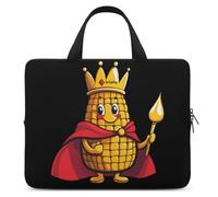 King Of The Corn Funny Laptop Sleeve Case with Carry Handle Waterproof Protective Computer Cover 10-17 Inch