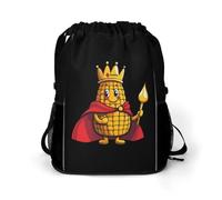 King Of The Corn Gym Drawstring Bag with Shoe Compartment