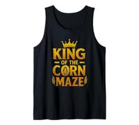 King Of The Corn Maze Fall Festival Crown Tank Top