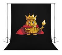 King Of The Corn Personalised Backdrop Background Foldable Photography Cloth Funny Photo Tabletop Backdrops