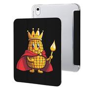 King Of The Corn Printed Tablet Case Compatible with iPad Series Hard Translucent Back Protective Cover