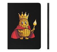 King Of The Corn Printed Tablet Cases Compatible with iPad Series Pencil Holder Slim Trifold Stand Protective Cover