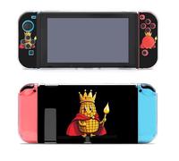 King of The Corn Slim Protective Cover for Switch Hard PC Handle Protector with Foldable Stand