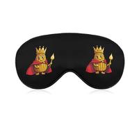 King of The Corn Soft Sleep Mask for Light Blocking Breathable Sleeping Masks Travel Eye Shade Cover with Adjustable Strap