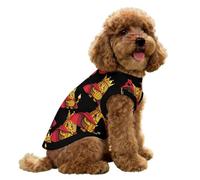 King Of The Corn Summer Dog Tank Top Vest Breathable Cooling Jacket Sleeveless Pet T-Shirt for Small Medium Pets