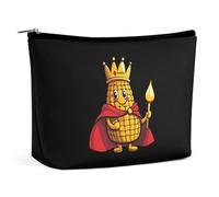 King of The Corn Travel Cosmetic Bag Portable Makeup Bags Multifunctional Toiletry Organizer with Zipper