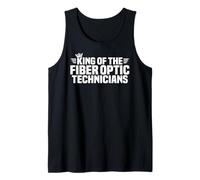 King of the Fiber Optic Technicians Tank Top
