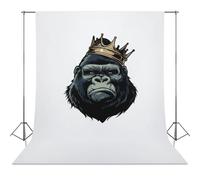 King of The Gorilla Abstract Photography Backdrop Washable Photo Studio Backdrops Background for Party Video Shooting