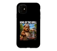King of the Grill Funny Barbecue Chef Grilling Shirt Case for iPhone 11