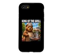 King of the Grill Funny Barbecue Chef Grilling Shirt Case for iPhone SE (2020) / 7/8
