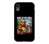 King of the Grill Funny Barbecue Chef Grilling Shirt Case for iPhone XR