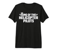 King of the Helicopter Pilots Premium T-Shirt